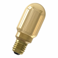 Calex LED Glassfiber Tubular Lamp T45 220-240V 3,5W E27 120lm 1800K Gold, dimmable, energy label A