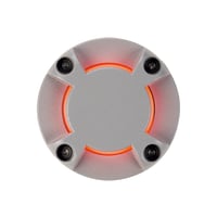 LED PLOT ROUND cover, 4 lichtbundels, zilvergrijs
