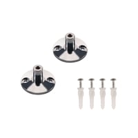 Wandhouder 3cm LV-draadsysteem chroom, 2 stuks