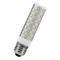 LED stick buislamp 12W E27 230V 2700K kleur 827 helder dimbaar