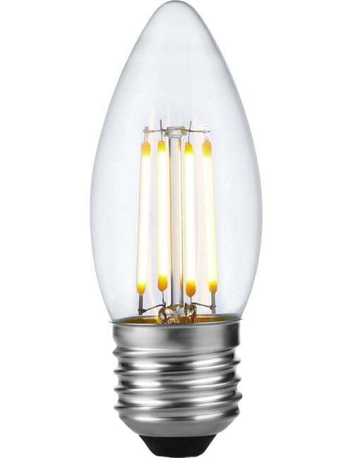LED E27 Fila Candle C35x100 230V 320Lm 4W 925 AC Clear Dim