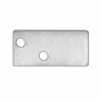E95 Eindkap Geanodiseerd aluminum voor profiel MP1 incl. schroeven