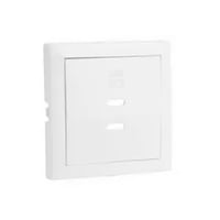 Usb dubbele opladerplaat type Wit