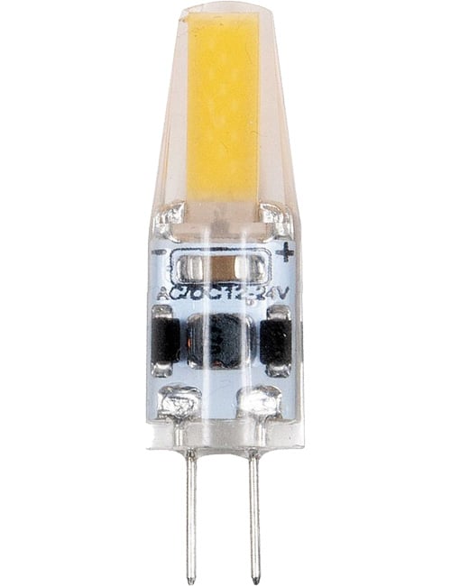 LED G4 COB T10x35 12V 160Lm 1.5W 827 AC/DC Clear Dim