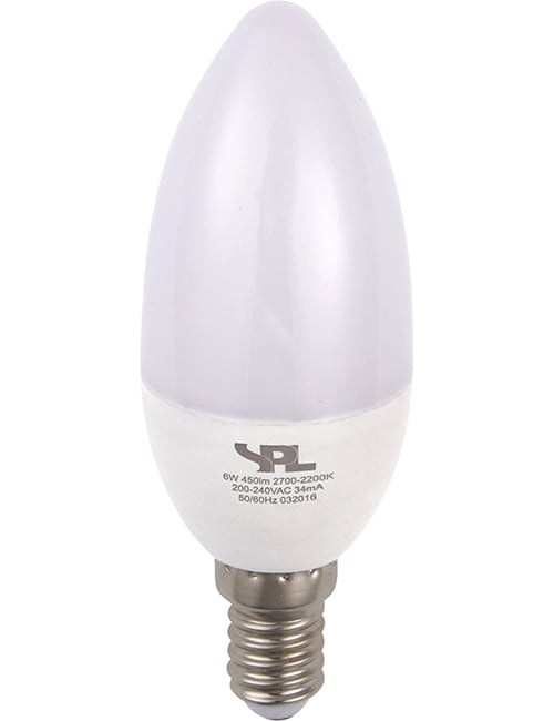 LED E14 DTW Candle C37x105 230V 450Lm 6W 920-927 270° AC Opa