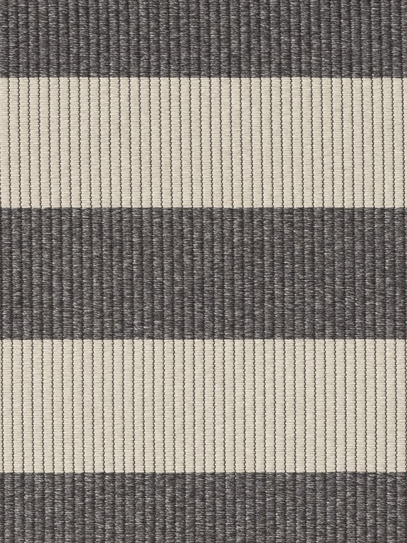 Buitenkleed Woodnotes Big Stripe melange grey light sand