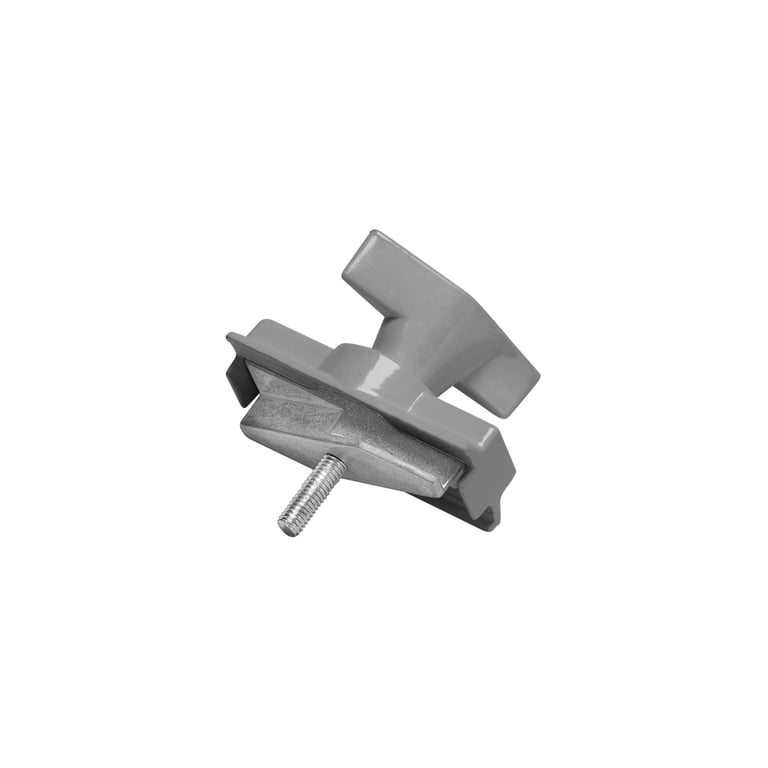 Adapter mechanisch voor S-TRACK 3F-rail z.grijs