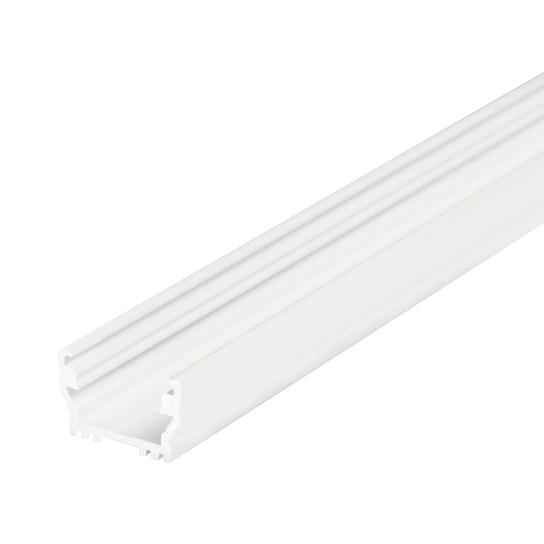 Profiel 12 opbouw 1 m1 wit geschikt voor COB ledstrips van max 12mm