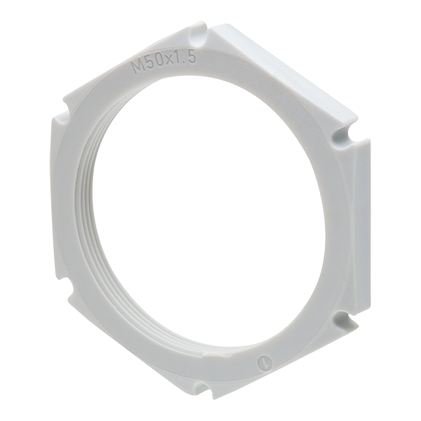 Wiska EMUG50 contramoer M50 grijs
