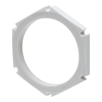 Wiska EMUG50 contramoer M50 grijs