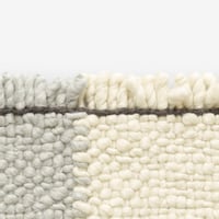 Kvadrat vloerkleed Bold Wit Lichtgrijs 0222