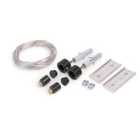 Pendel set voor ledstrip profielen, 2 stuks, Zwart