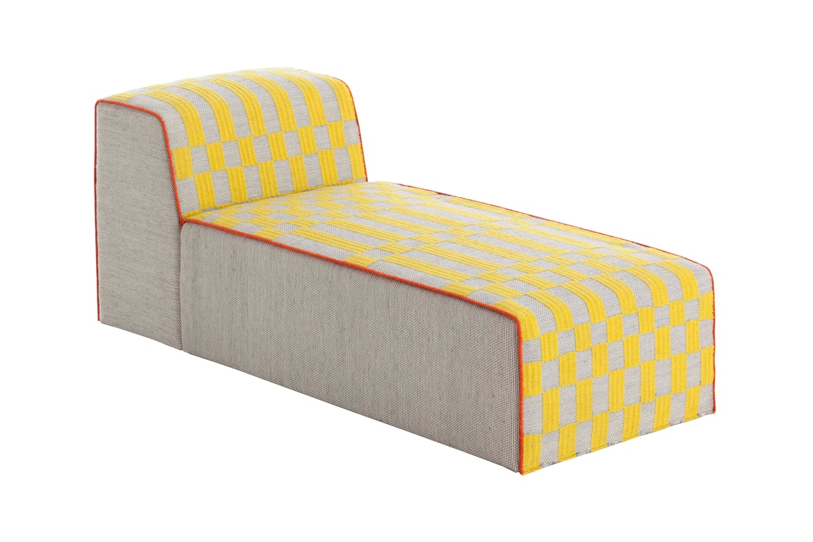 Chaiselongue Gan Rugs Bandas B Yellow