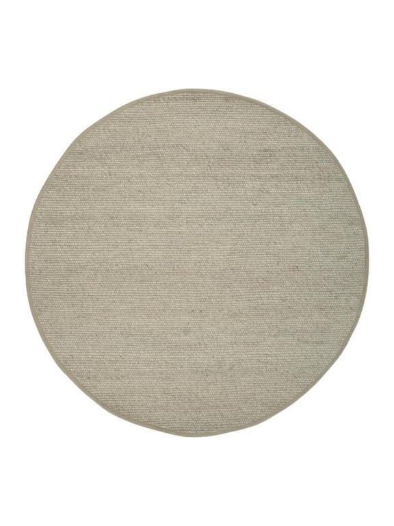 Rond wollen vloerkleed Ankie Grey