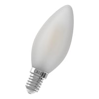 Calex Satin Frosted LED Candle lamp 220-240V 1,3-2,8-5,5W 130-320-550lm E14 B35, 2700K 3 steps, energy label A+