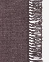Kvadrat vloerkleed Vintage Plain Donkerpaars 0045