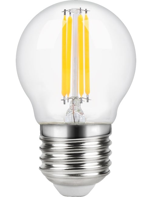 LED E27 Fila Ball G45x80 230V 470Lm 3.4W 827 AC Clear Dim