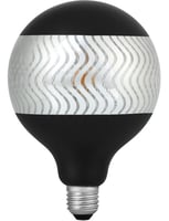 LED E27 Fila Laser Ripple G125x180 230V 120Lm 4W 925 AC Blac