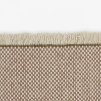 Kvadrat vloerkleed Duotone Bruin Gebroken Wit 0631