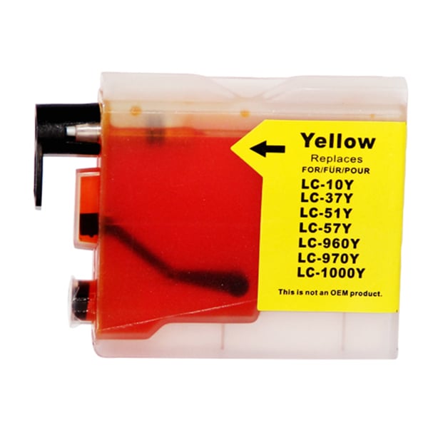 Brother LC-1000XXL Y inktcartridge yellow extreem hoge capaciteit huismerk