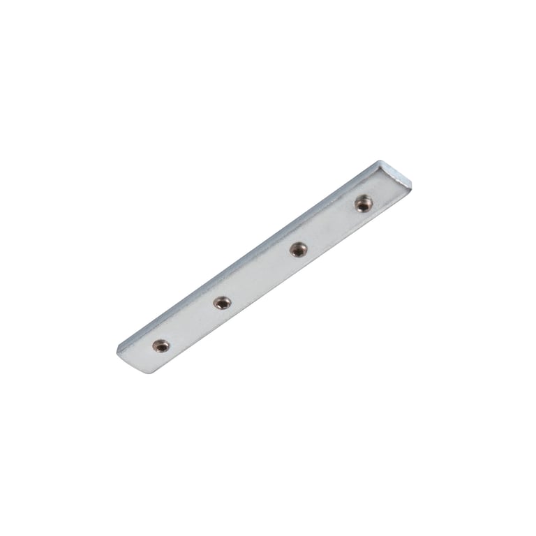 Railverstevigingsplaat voor inbouwrail, 48V TRACK, grijs