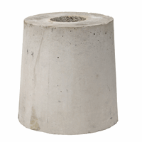 Betonblok rond groot L - Beton - BETONBLOK GROOT