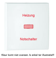 Wip Enkel/Puls/ Met Licht "Heizung Notschalter" Creme