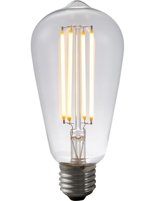 Masterlight - LED E27 Fila Rustika ST64x143 230V 320Lm 4.5W 922 AC Clear D SLF023860409