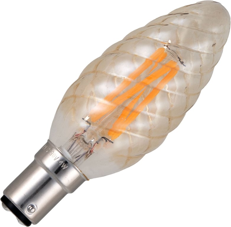 Masterlight - LED filament Twisted-Candle Ba15d 4W SL024010305