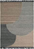 Retro Patronen Karpet Eef Charcoal