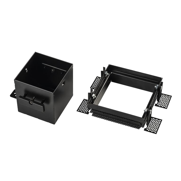 AIXLIGHT PRO 50 1 FRAMELESS zwart inbouwframe