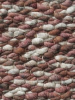Grof geweven wollen vloerkleed Karlijn Mix Velvet