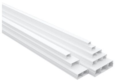 Efapel mini-kanaal 1 compart. wit b12mm-h7mm-l2m