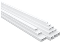 Efapel mini-kanaal 1 compart. wit b12mm-h7mm-l2m