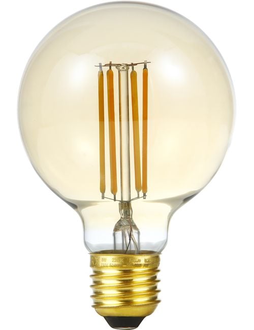 LED E27 Fila Globe G80x120 230V 520Lm 8W 922 AC Gold Dim