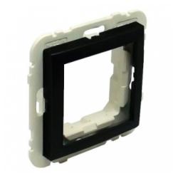 Efapel adapterring f/45x45 zwart