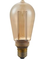 LED E27 Vintage Rustika ST64x145 230V 100Lm 3.5W 818 AC Gold