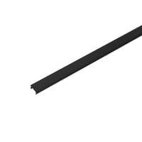 1- Rails afdekking, zwart 2 m