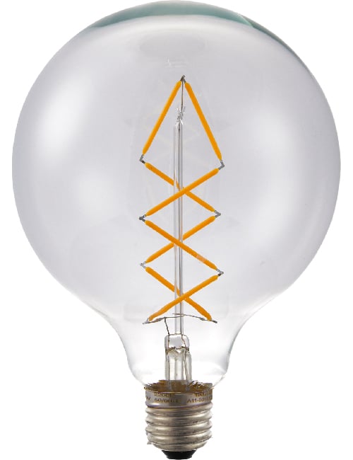 LED E27 Fila Deco Globe G125x180 230V 470Lm 6.5W 922 AC Clea