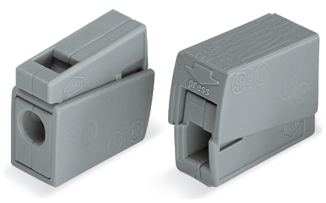 KROONKLEM 2,5MM² GRIJS