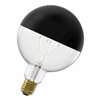 Calex Led G125 Kopspiegel Zwart 220-240V 200lm 4W 1800K E27