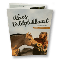 Combi: Ukie's Wildplukkaarten set met schaartje