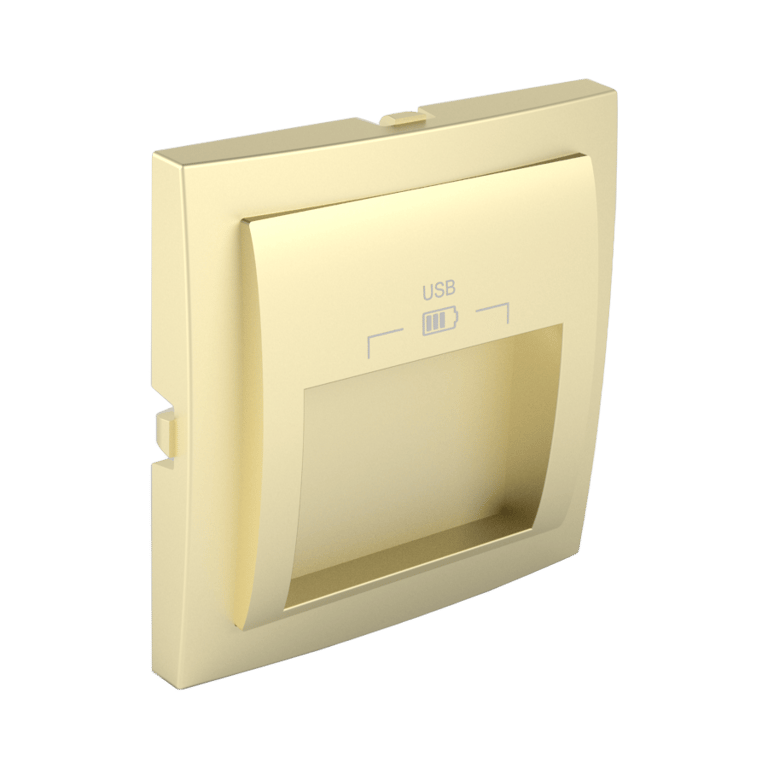 Efapel Cpl. Dubbele Usb Type A 20Gr. Uitgang Goud
