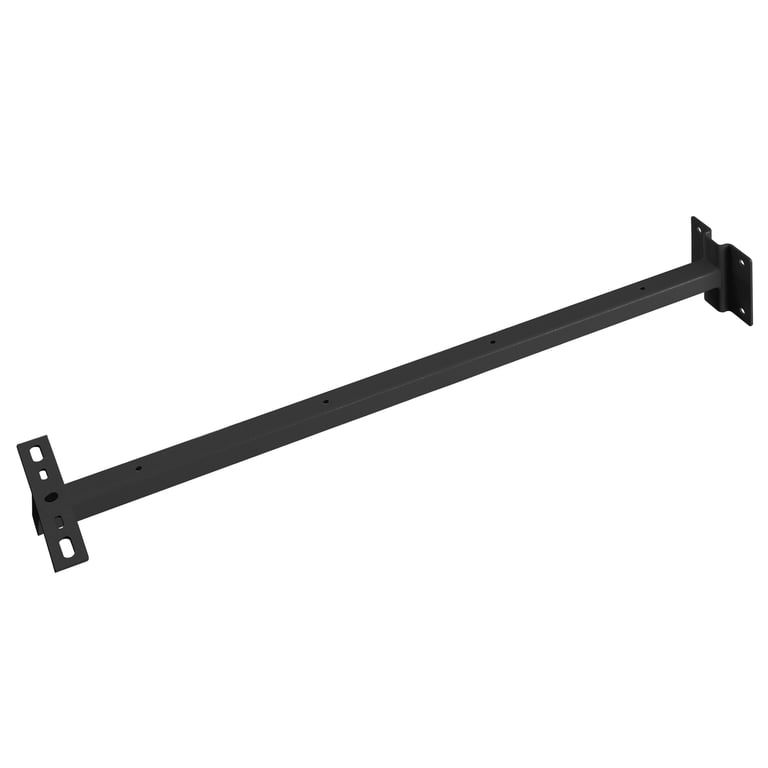 Wandhouder OUTDOOR BEAM en MILOX zwart 80cm