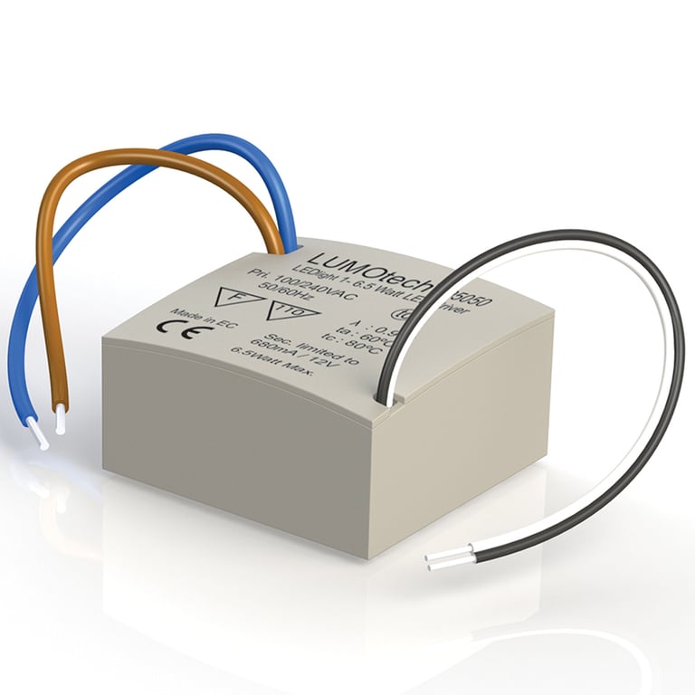 KLEMKO LED-DRV350-6,5W - LED driver levert 350mA.met een vermogen van