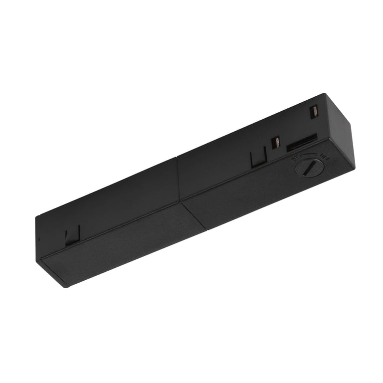 Eindvoeding links, 48V TRACK, zwart, DALI