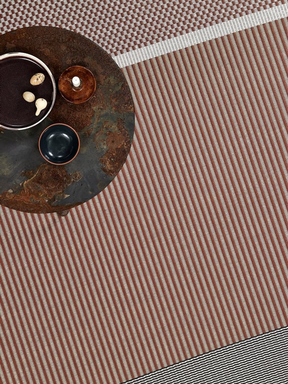 Design vloerkleed Woodnotes San Francisco Reddish Brown – Stone 1430015