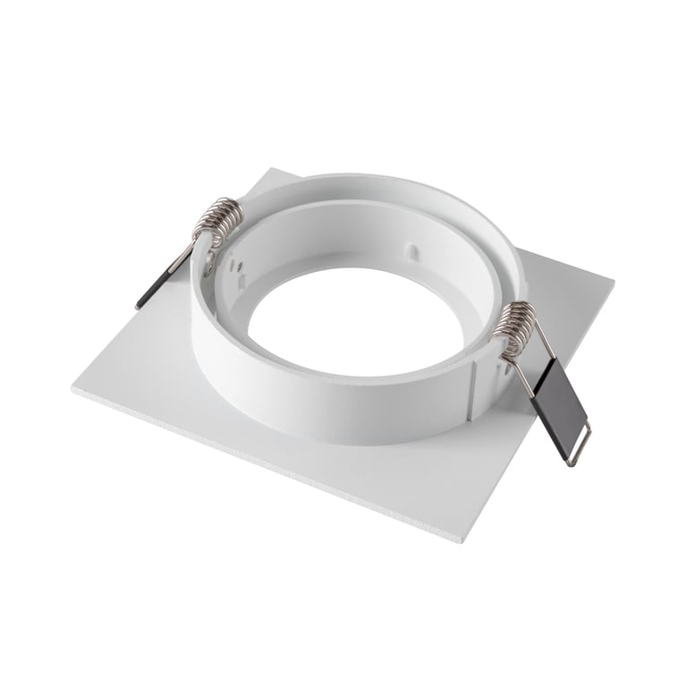 NEW TRIA® 95, plafondinbouwring, L: 11 B: 11 H: 2.6 cm, IP20, wit