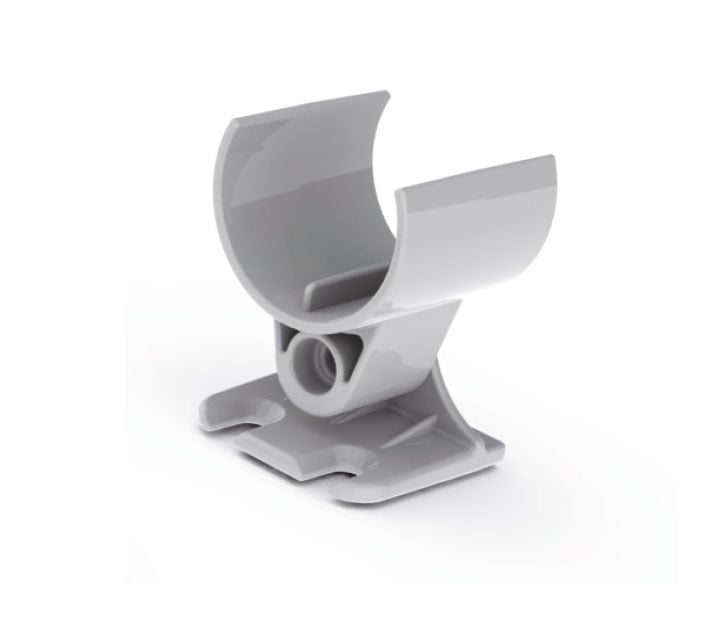 Montagebeugel rond, PVC