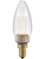 LED E14 Vintage Candle C35x103 230V 65Lm 2.5W 820 AC Clear D